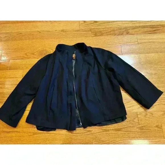 Icon Collection Lane Bryant Womens Cropped Blazer Jacket 18 Preppy Classic - Picture 8 of 11